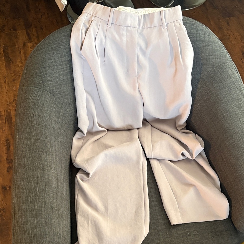 Aritzia light pink/purple Trousers